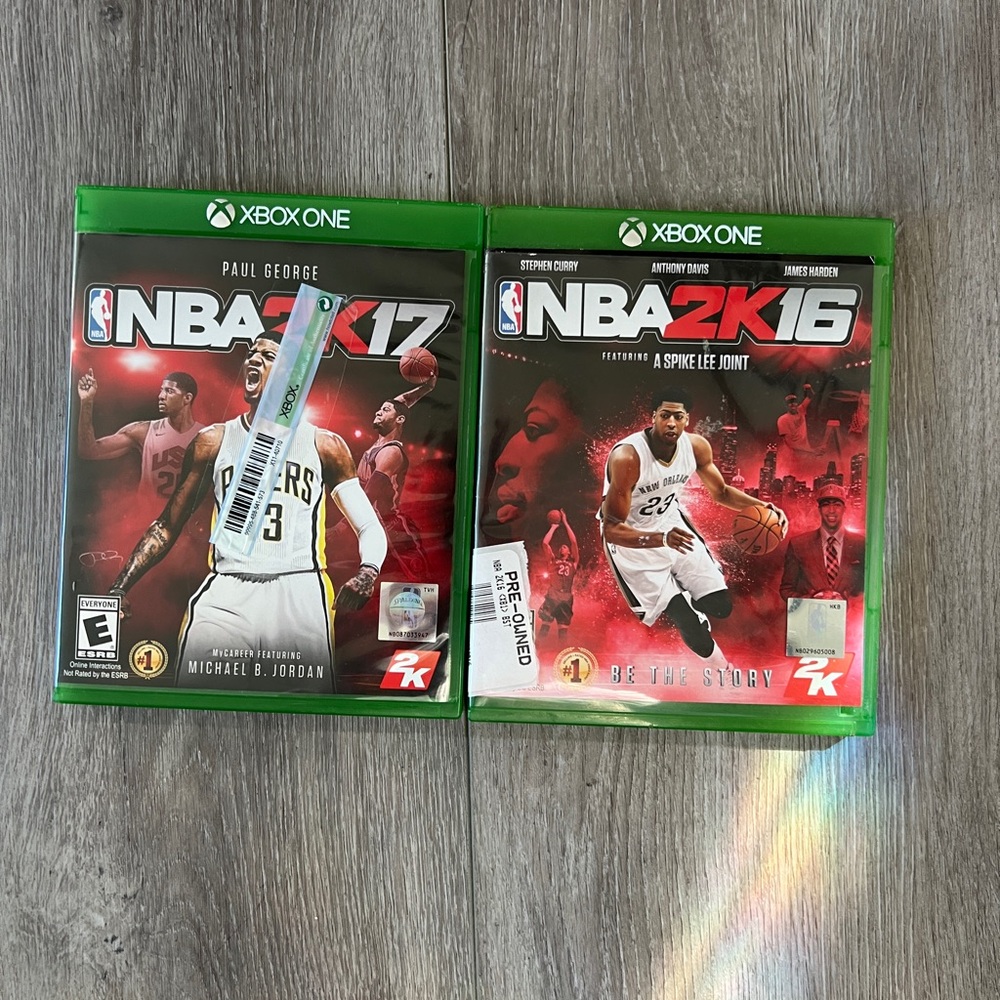 2K16 and 2k17 games for XBox360